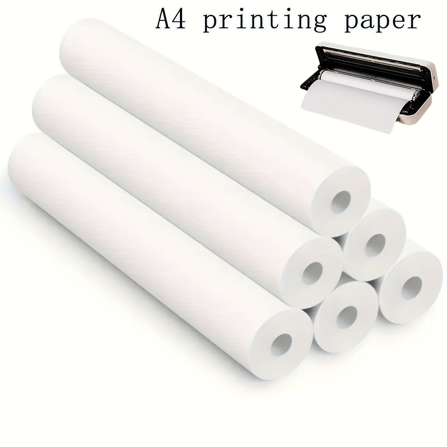 Home Office Printer - 4/8 Rotoli di Carta Termica A4