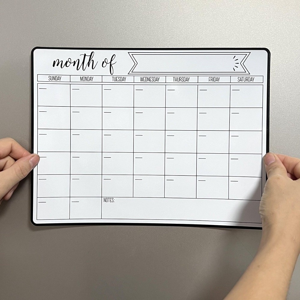 Magnetic Calendar Board - Nuovo calendario magnetico cancellabile a secco