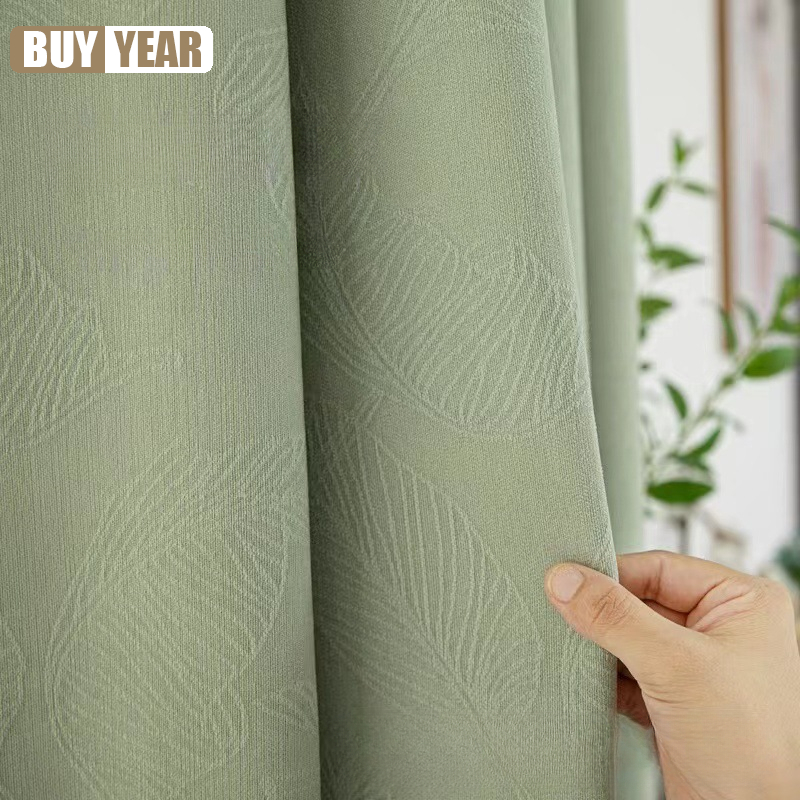 Home Office Buy - Tenda Jacquard tridimensionale in ciniglia verde