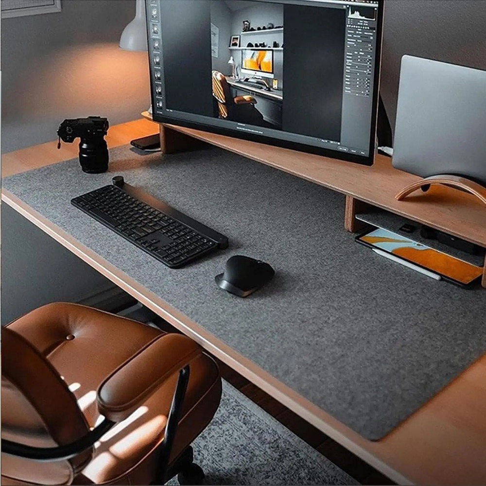 Home Office Keyboard And Mouse - Tappetino da scrivania in feltro Tappetino