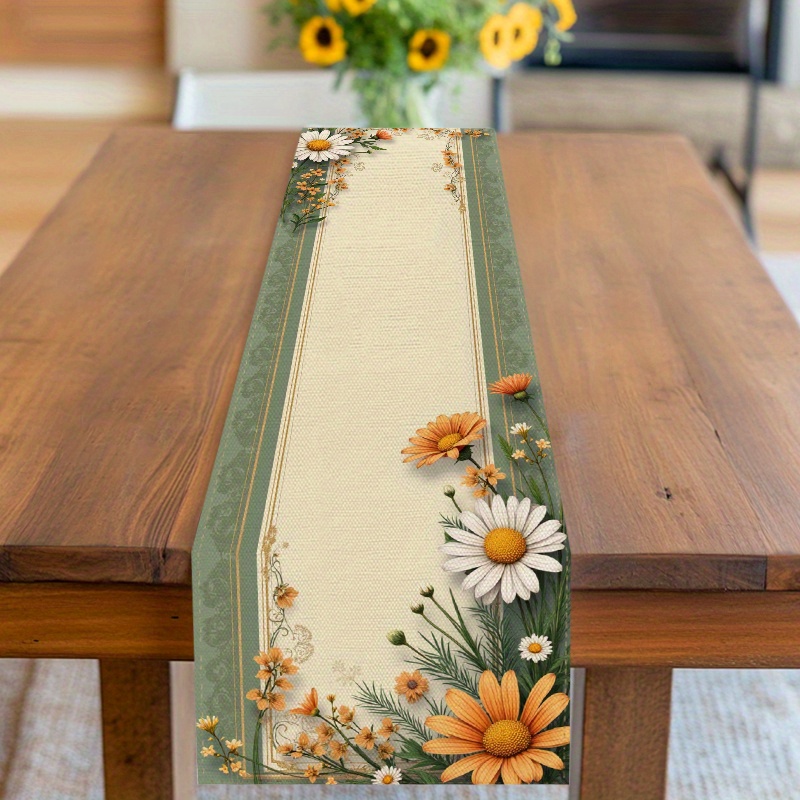 Home Office News - Runner da Tavola Margherita e Girasole,