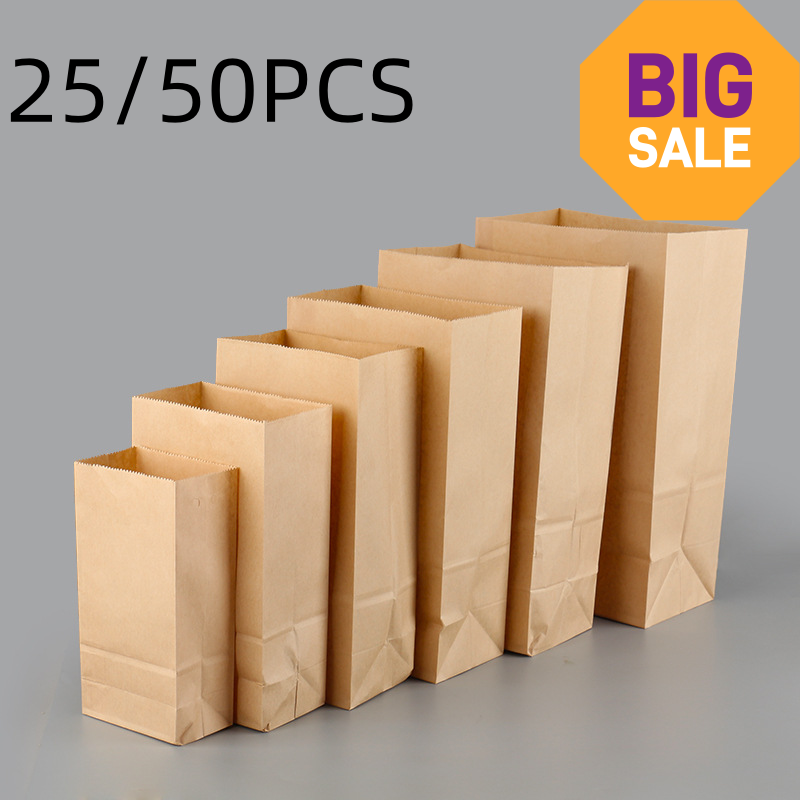 25/50 Sacchetti di Carta Kraft - Home Office Number recensione e prezzo