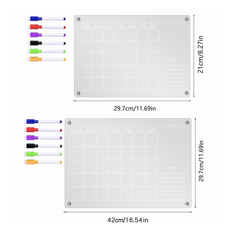 Adesivo magnetico per frigorif - Magnetic Calendar Board recensione e prezzo
