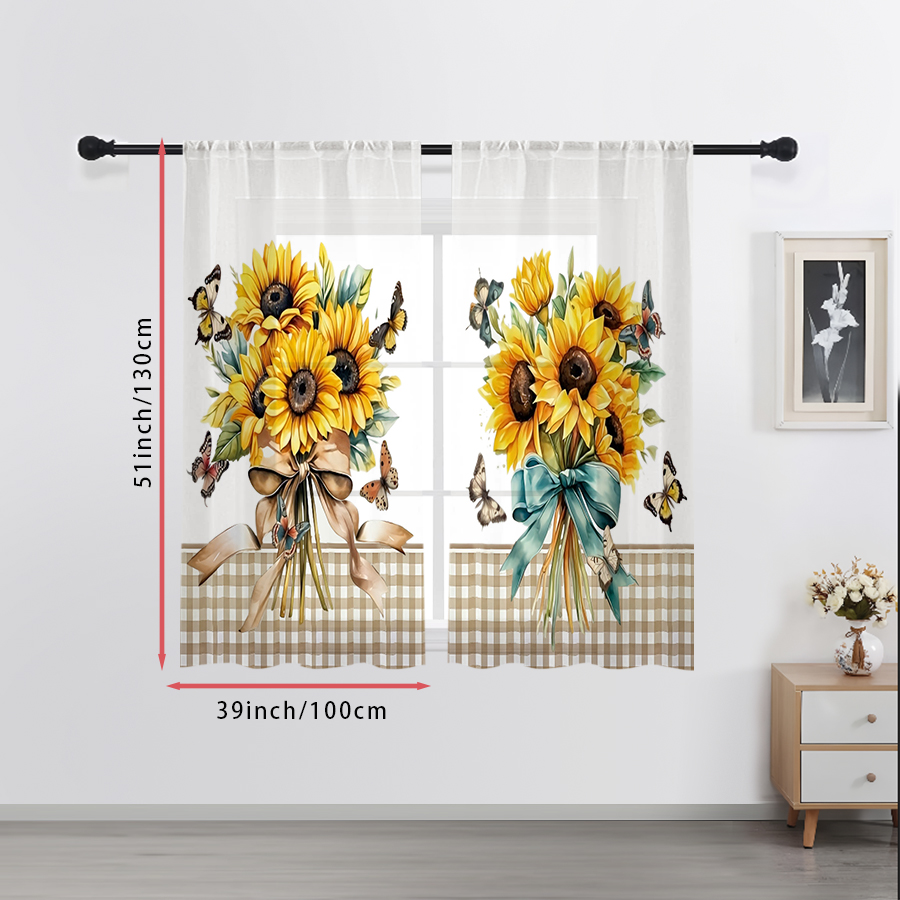 2 Pezzi Tende Trasparenti con  - Home Office Rate recensione e prezzo