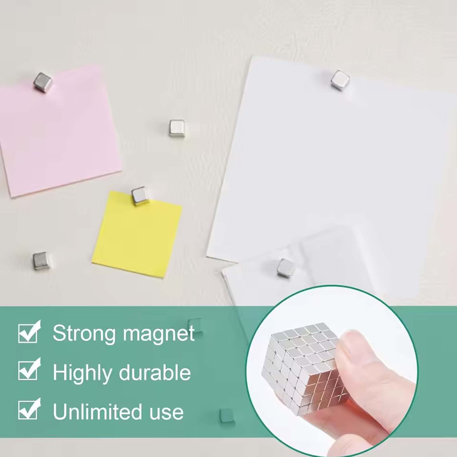 50/100 pezzi piccoli cubi magn - Whiteboard Magnetic recensione e prezzo