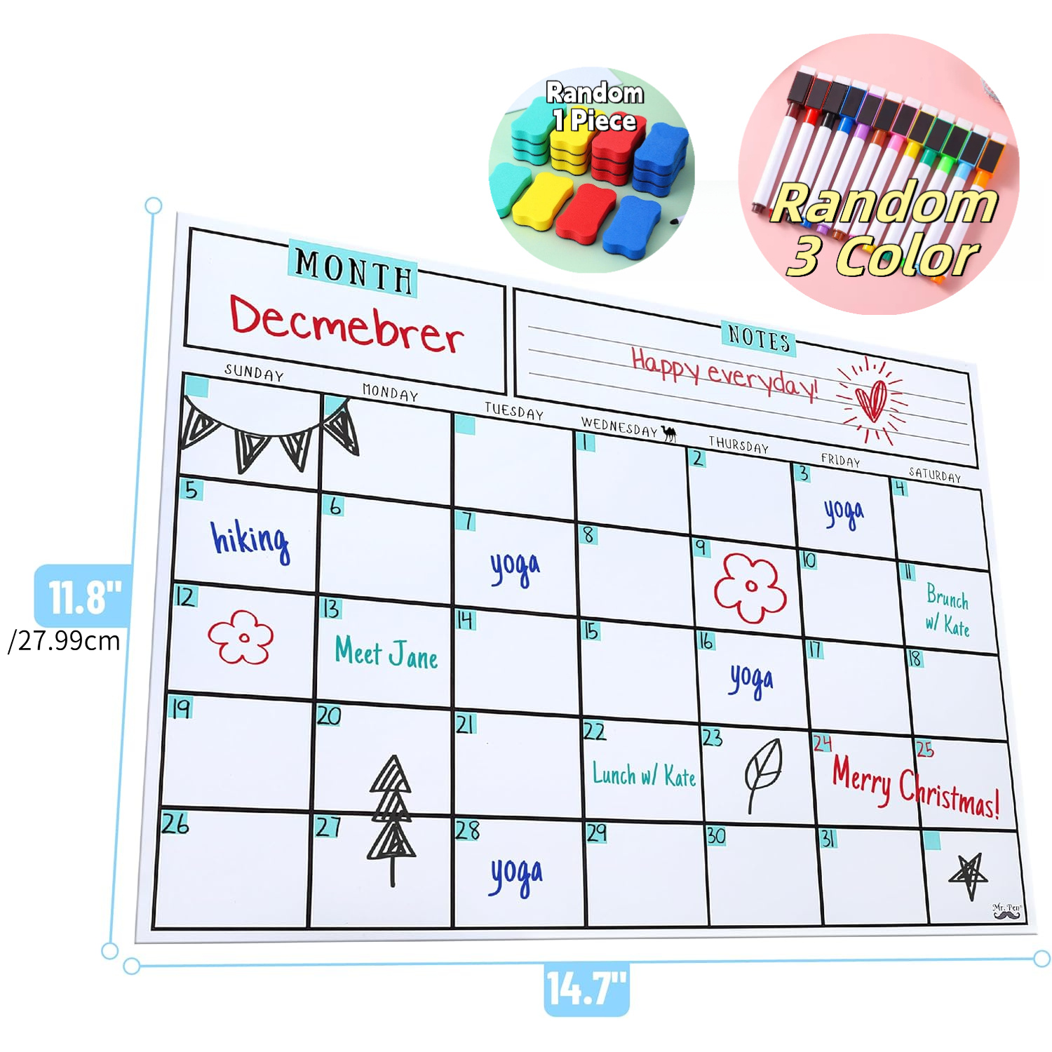 Calendario Magnetico Cancellab - Magnetic Calendar Board recensione e prezzo