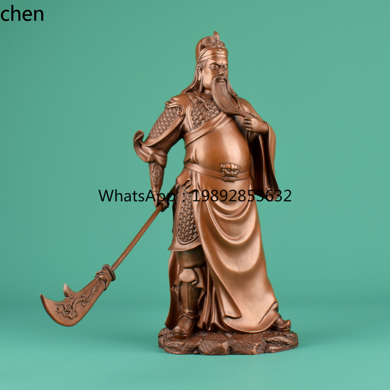 Statua di Guan Gong in Rame Ro - Home Office Ye recensione e prezzo