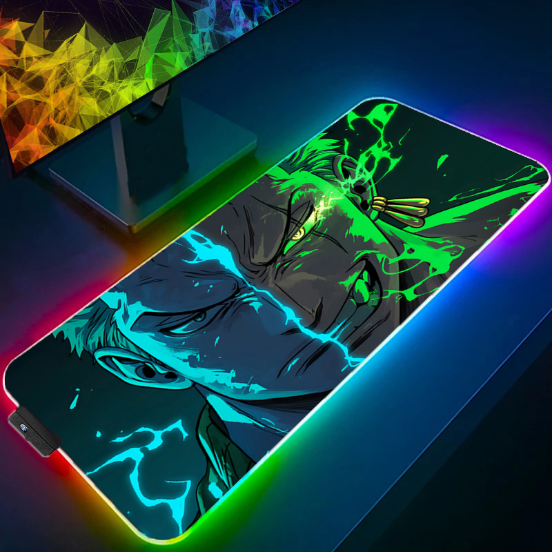 ONE PIECE Zoro Mouse Pad RGB A - Home Office Keyboard And Mouse recensione e prezzo