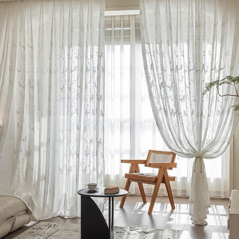 Tende in Garza Bianca Jacquard - Home Office Buy recensione e prezzo
