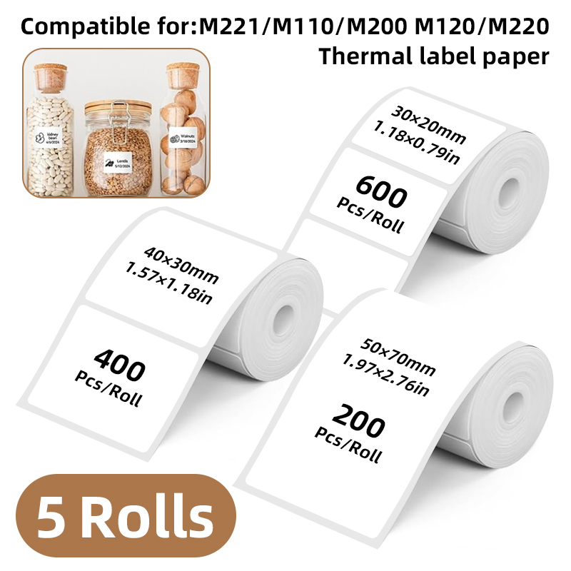 5 rotoli di etichette adesive  - Home Office Printer recensione e prezzo