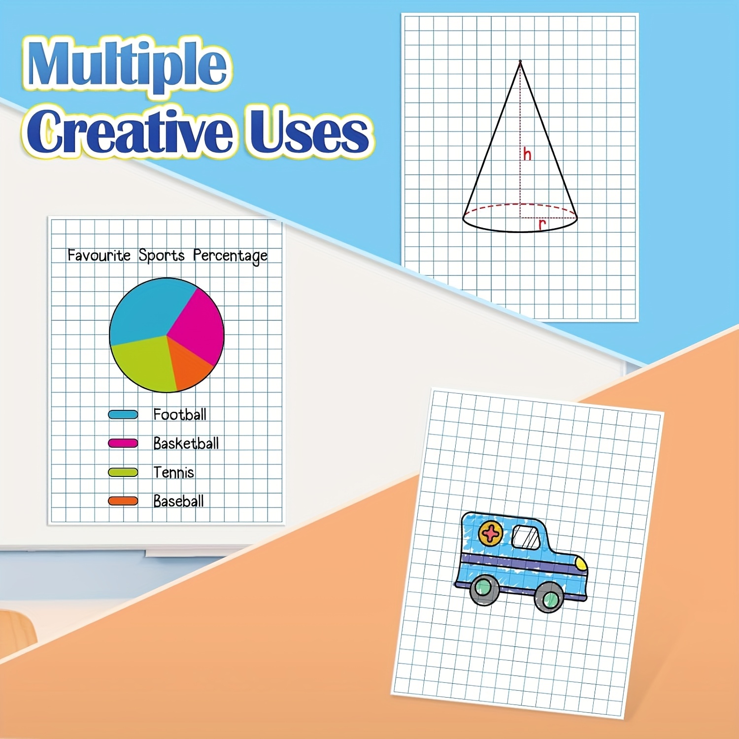 Lavagna grande con griglia mag - Whiteboard Magnetic recensione e prezzo