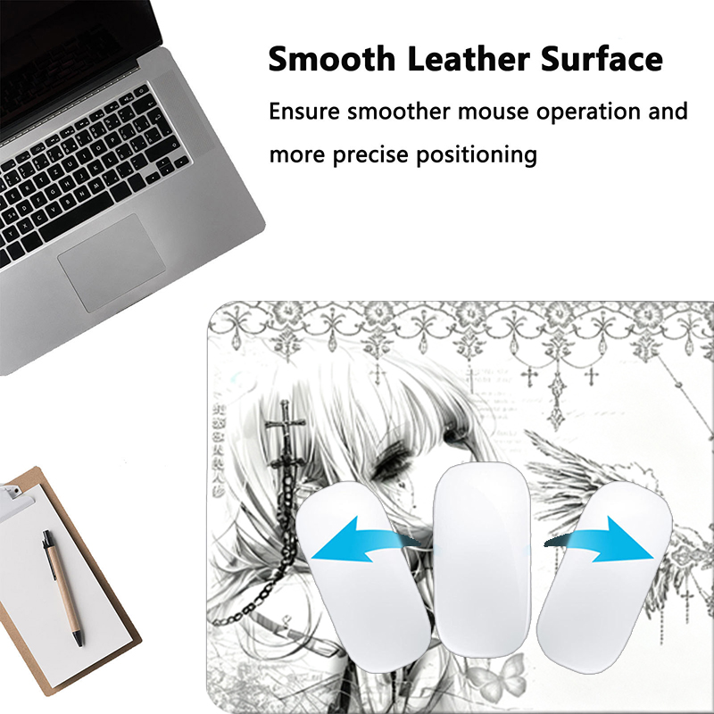 Tappetino per mouse in pelle,  - Home Office Keyboard And Mouse recensione e prezzo