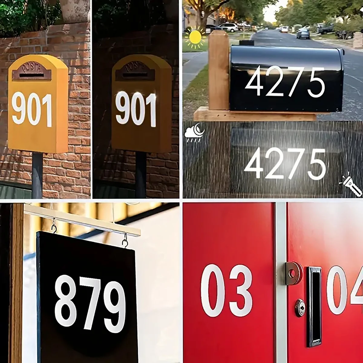 Adesivi digitali riflettenti A - Home Office Number recensione e prezzo