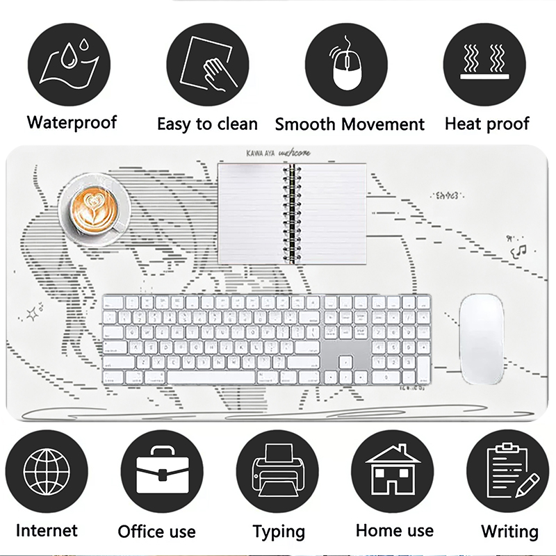 Tappetino per Mouse in Pelle c - Home Office Keyboard And Mouse recensione e prezzo